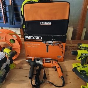 RIDGID 8.5 Amp Corded 1/2 in. Heavy-Duty Hammer Drill with Tool Bag NIB